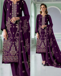 Noor Fashion Bana Dora Lawn Embroidered 3-Piece Suit | Volume 1005