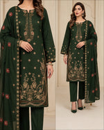 04 Noor Fashion Breezay Bana Dora Lawn  | Premium Embroidered 3 Piece Lawn Suit