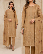 04 Noor Fashion Breezay Bana Dora Lawn  | Premium Embroidered 3 Piece Lawn Suit