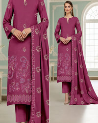 Bana Dora Lawn Embroidered 3-Piece Suit | Volume 1006