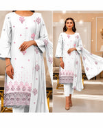 07  Noor Fashion Breezay Bana Dora Lawn  | Premium Embroidered 3 Piece Lawn Suit