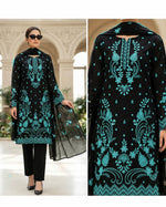 1001 Noor Fashion Breezay Bana Dora Lawn  | Premium Embroidered 3 Piece Lawn Suit