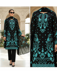 Lawn Bana Dora 3MM Embroidered 3-Piece Suit | Volume 1001