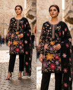 1002 Noor Fashion Breezay Bana Dora Lawn  | Premium Embroidered 3 Piece Lawn Suit