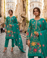 1002 Noor Fashion Breezay Bana Dora Lawn  | Premium Embroidered 3 Piece Lawn Suit