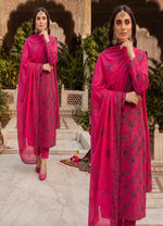 1006 Noor Fashion Breezay Bana Dora Lawn  | Premium Embroidered 3 Piece Lawn Suit