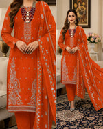 1009 Noor Fashion Breezay Bana Dora Lawn  | Premium Embroidered 3 Piece Lawn Suit