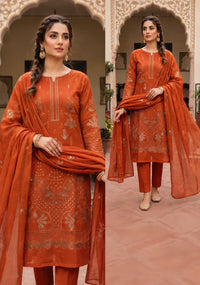 Breezay Bana Dora Lawn Embroidered 3-Piece Suit | Volume 1016