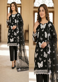 Breezay Bana Dora Lawn Embroidered 3-Piece Suit | Volume 1021