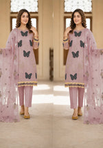 1021 Noor Fashion Breezay Bana Dora Lawn  | Premium Embroidered 3 Piece Lawn Suit