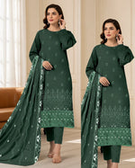 24 Noor Fashion Breezay Bana Dora Lawn  | Premium Embroidered 3 Piece Lawn Suit