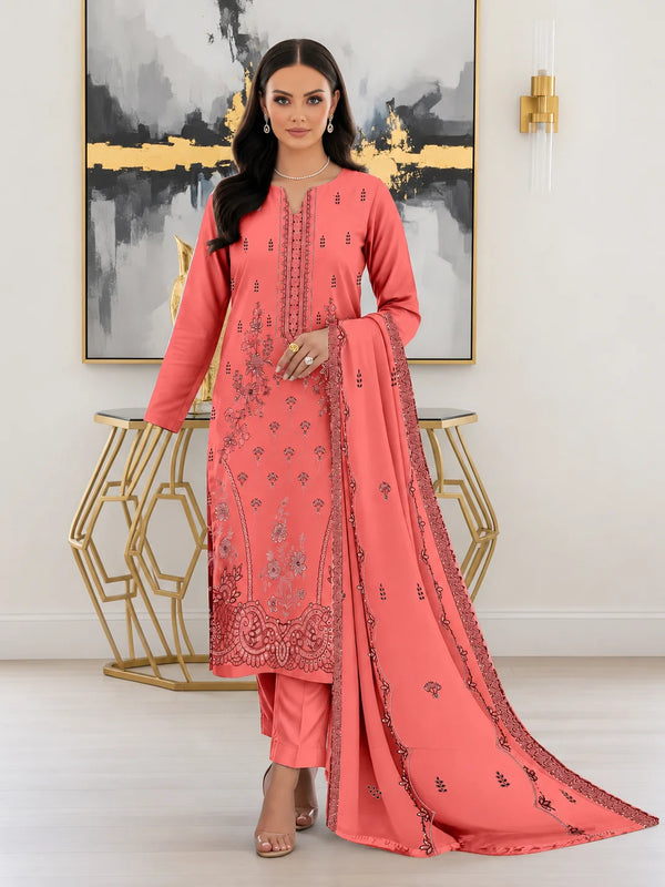 Lawn Bana Dora Embroidered 3-Piece Suit | Volume 37
