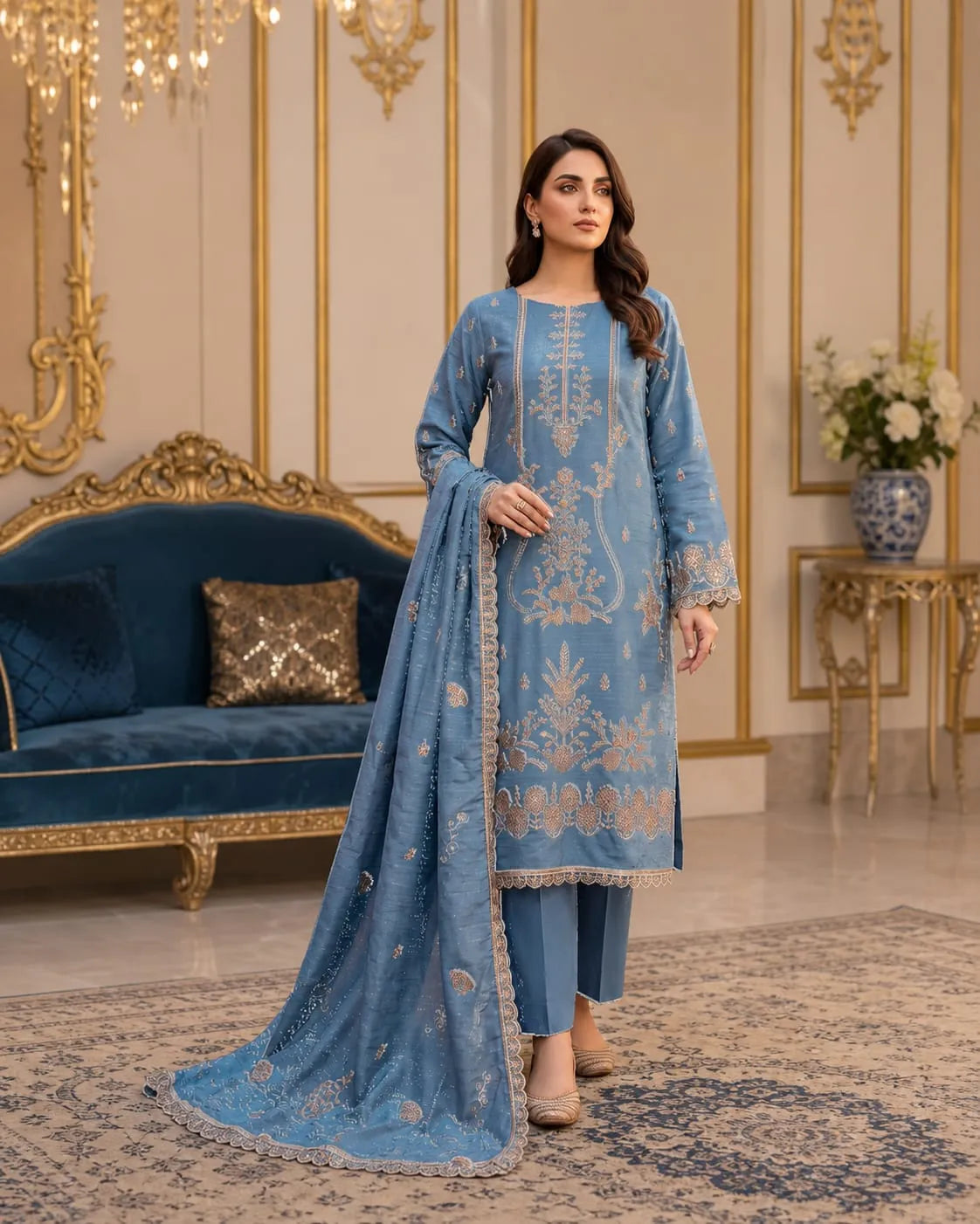 Noor Fashion Vol-225 | Dhanak Crystal