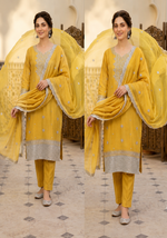 1018 Noor Fashion Breezay Bana Dora Lawn  | Premium Embroidered 3 Piece Lawn Suit