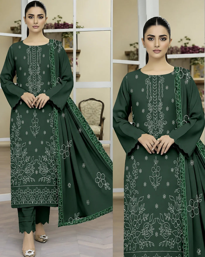 29 Noor Fashion Breezay Bana Dora Lawn  | Premium Embroidered 3 Piece Lawn Suit