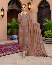 Bana Dora Lawn Embroidered 3-Piece Suit | Volume 1029