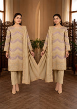 1020Noor Fashion Breezay Bana Dora Lawn  | Premium Embroidered 3 Piece Lawn Suit