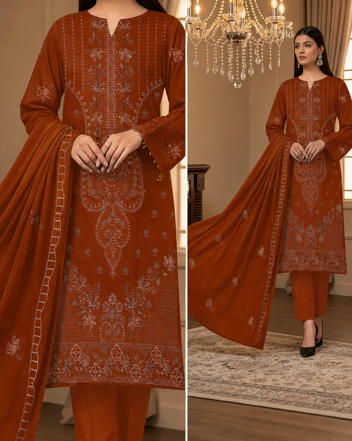 1010 Noor Fashion Breezay Bana Dora Lawn  | Premium Embroidered 3 Piece Lawn Suit