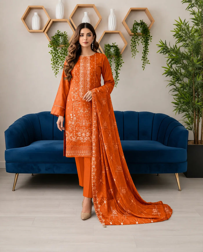 1027 Noor Fashion Breezay Bana Dora Lawn  | Premium Embroidered 3 Piece Lawn Suit