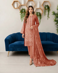 Bareeze Bana Dora Lawn Embroidered 3-Piece Suit | Volume 1027