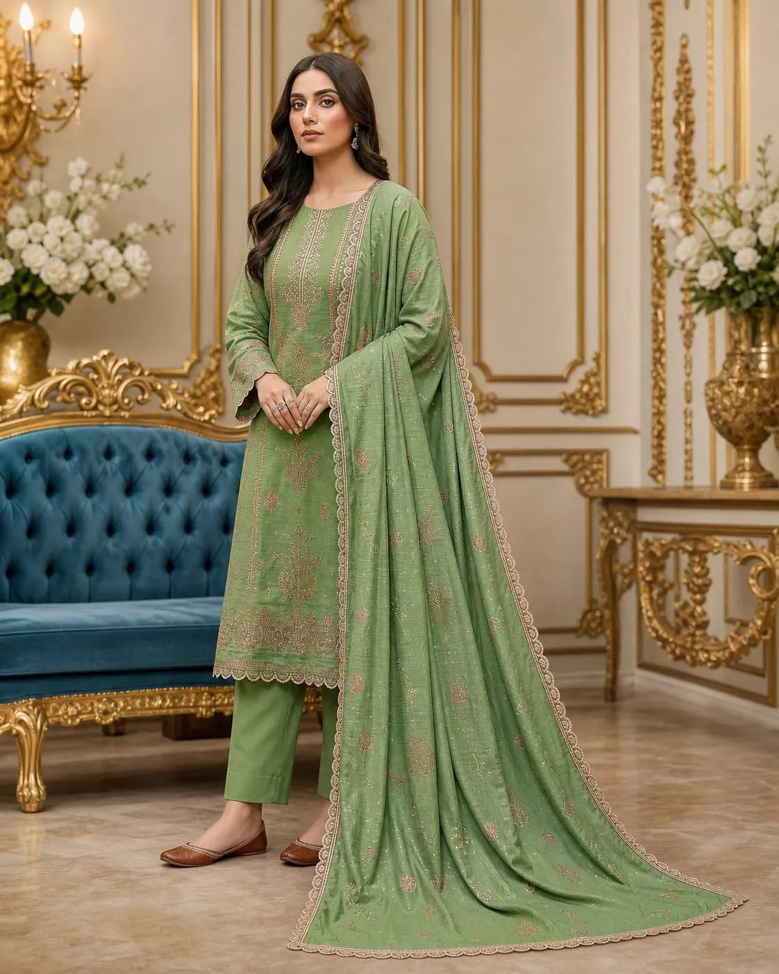 Noor Fashion Vol-225 | Dhanak Crystal
