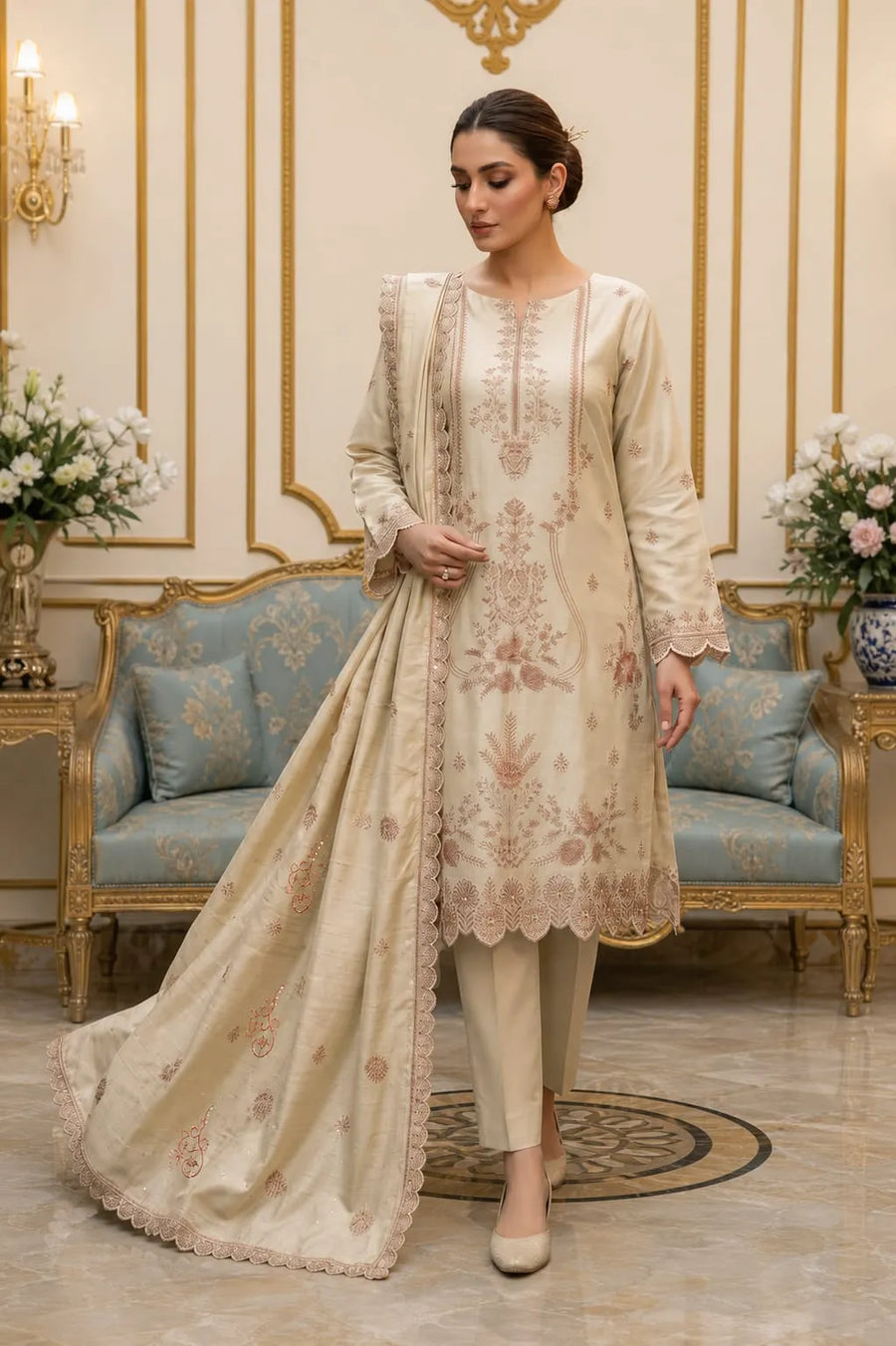 Noor Fashion Vol-225 | Dhanak Crystal