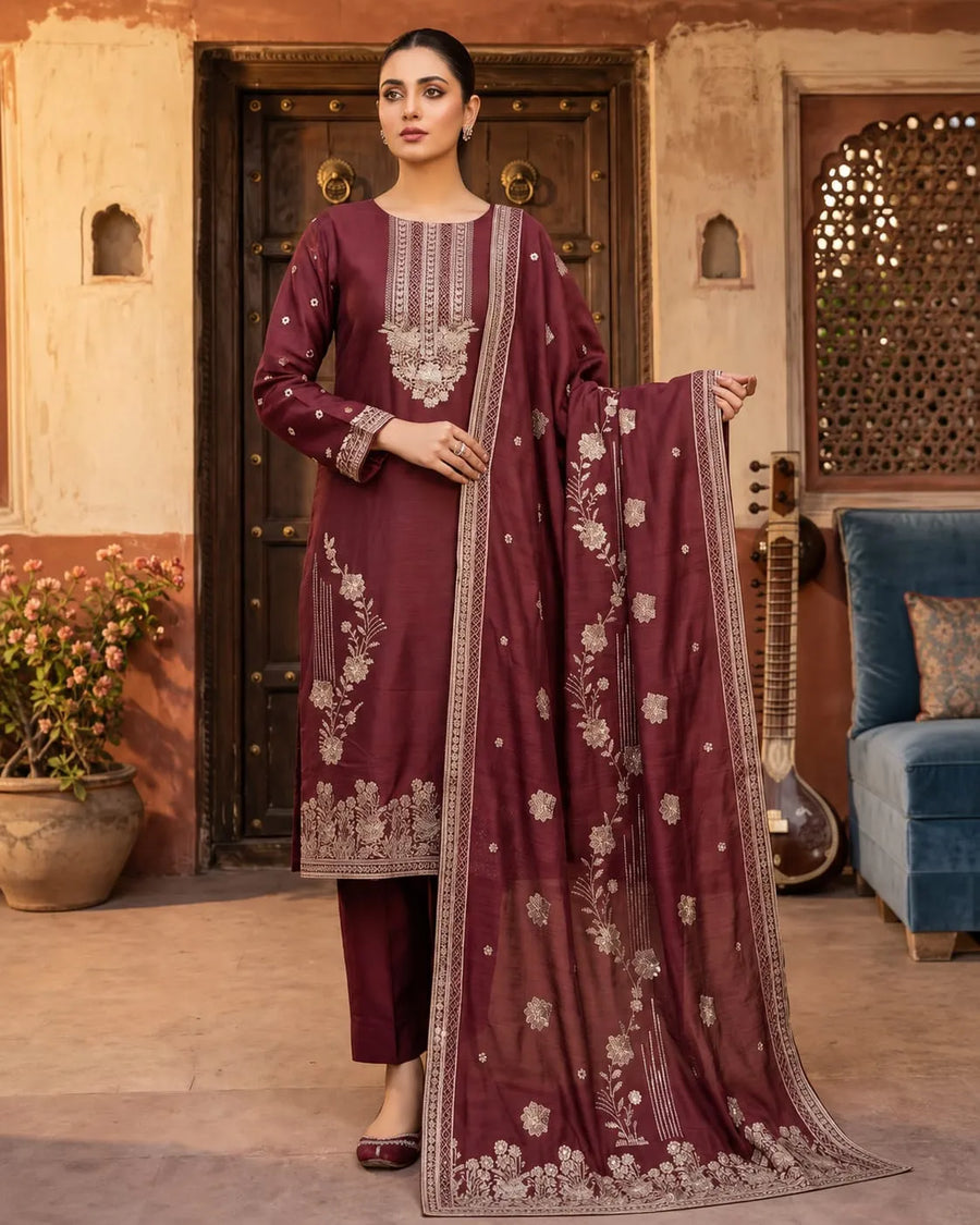 Noor Fashion Velvet Embroidered
